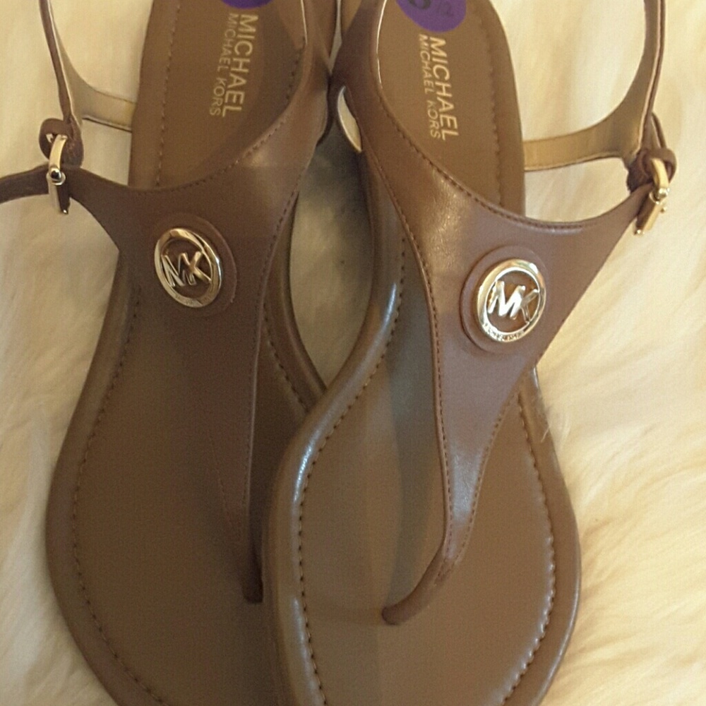 Michael kors flat sandals with heel - Picture 6 of 8